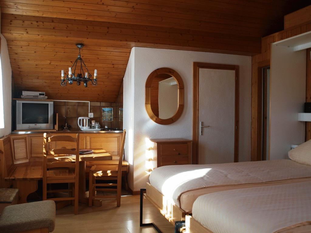 Au Bel Air Hotel Leysin Habitación foto